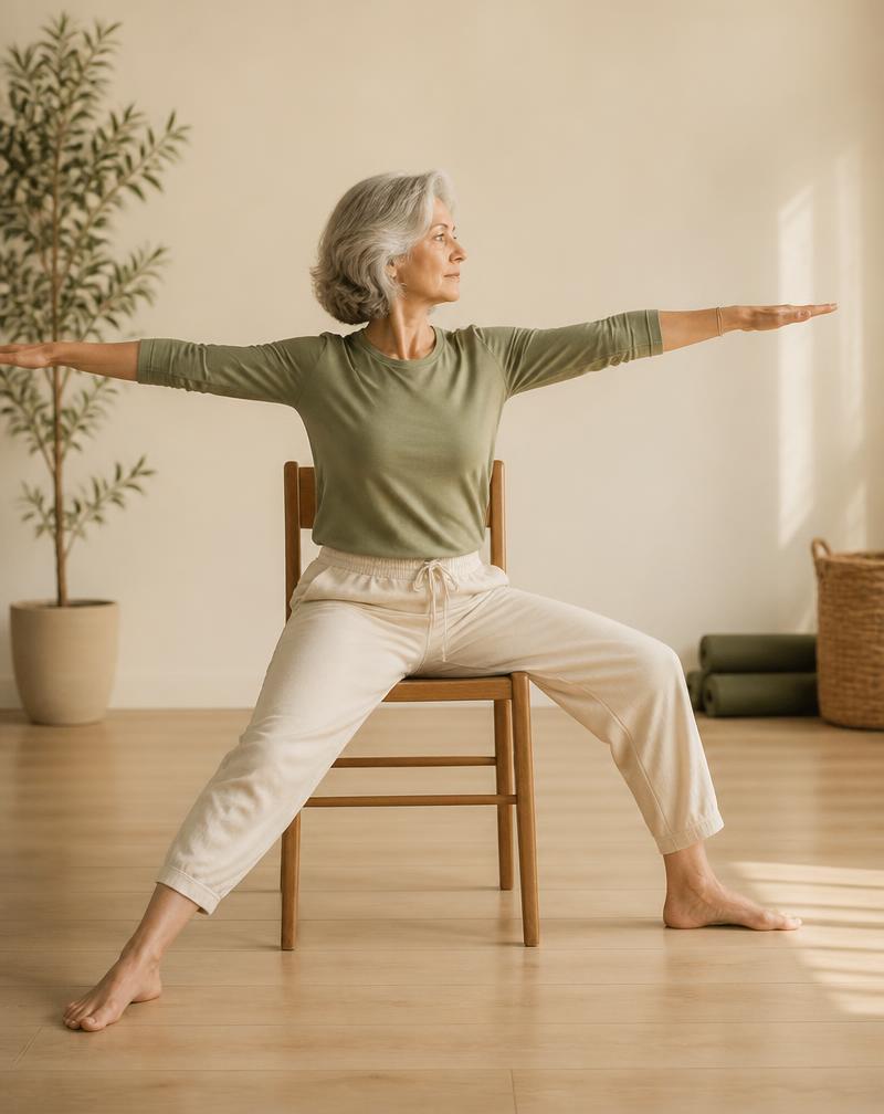 Chair Yoga practice